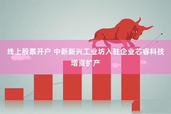 线上股票开户 中新新兴工业坊入驻企业芯睿科技增资扩产
