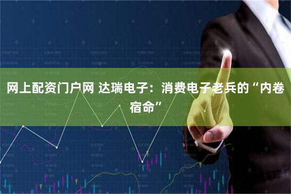 网上配资门户网 达瑞电子：消费电子老兵的“内卷宿命”